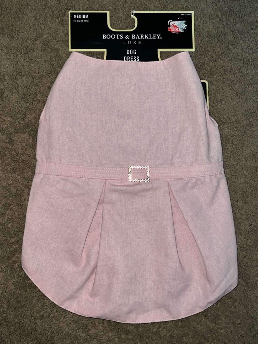 Boots & Barkley Luxe Pink Dog Dress